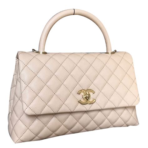 chanel beige handbag|authentic coco Chanel handbags.